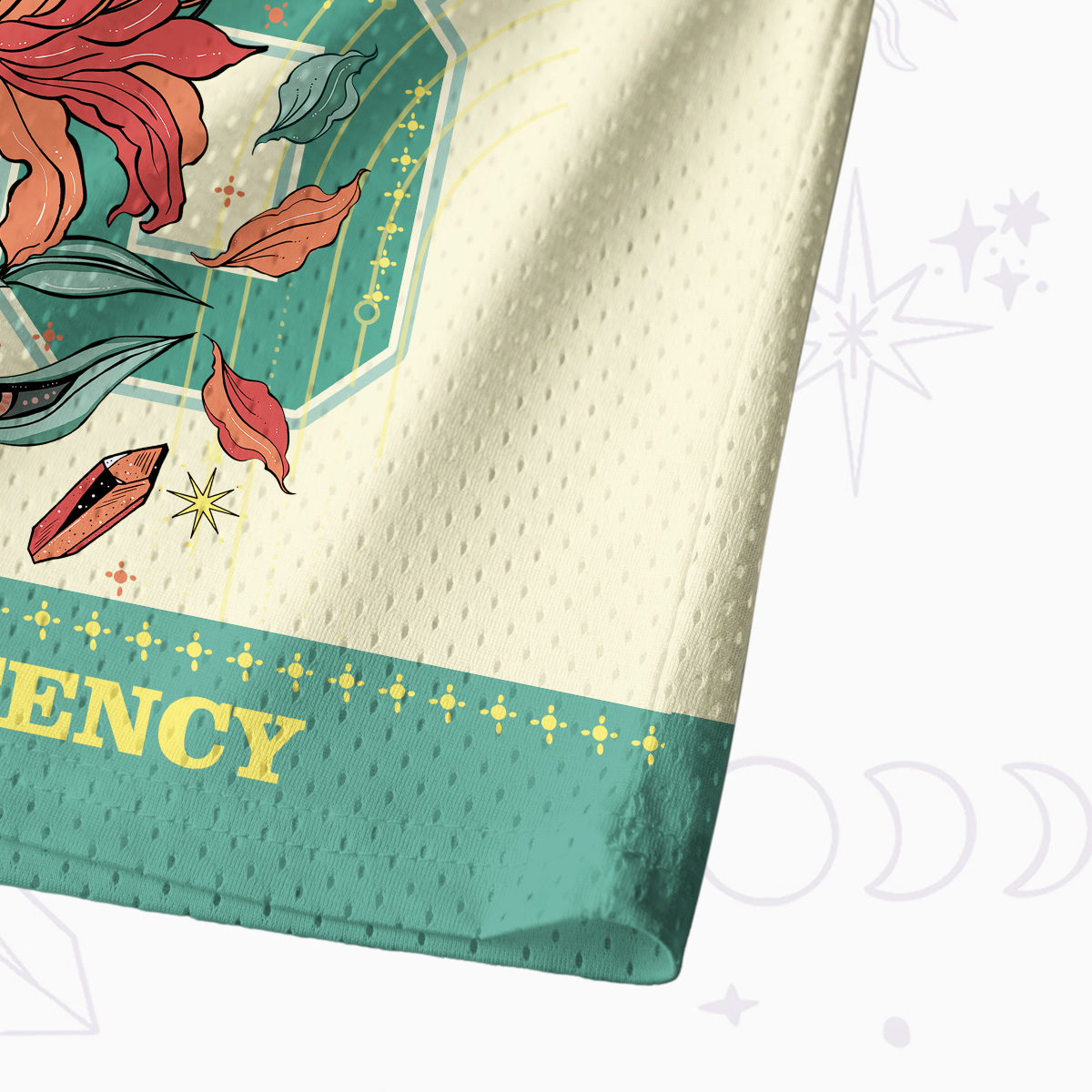 Purplehecate Radicalized By Basic Decency Mesh Jersey Tank Top