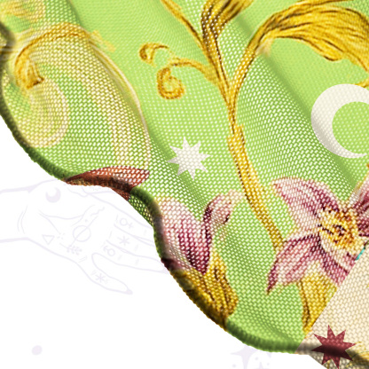 Purplehecate Sun Garden Mesh Cover Up Dress