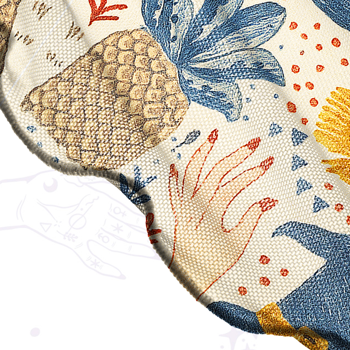 Purplehecate Witching Bloom Mesh Cover Up Dress