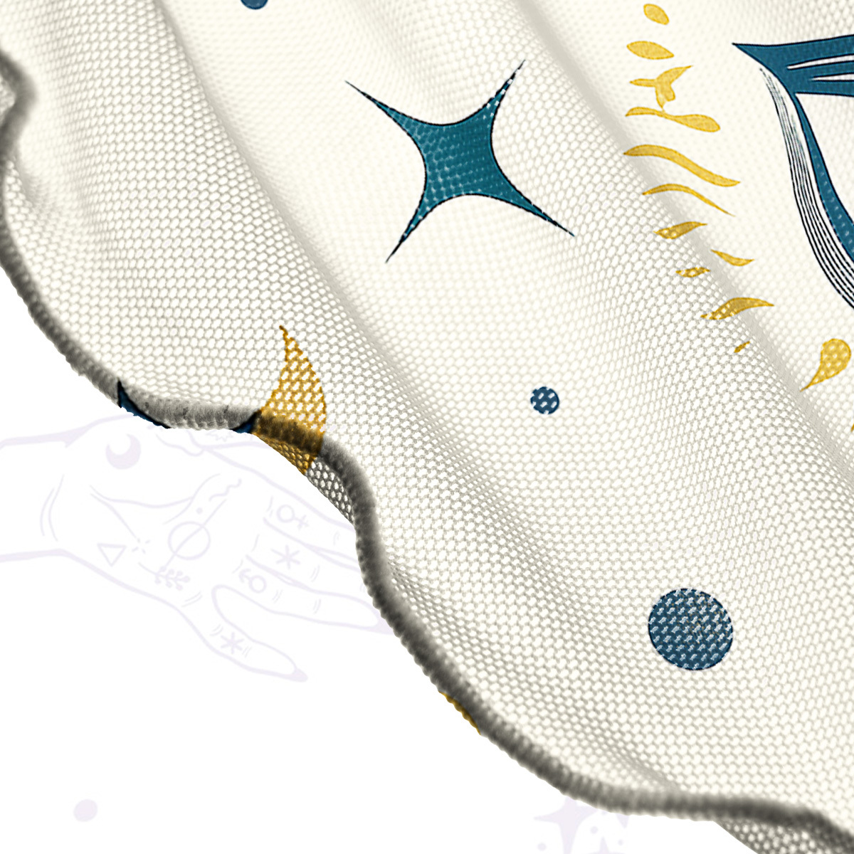 Purplehecate Evil Eye Tribal Mesh Cover Up Dress