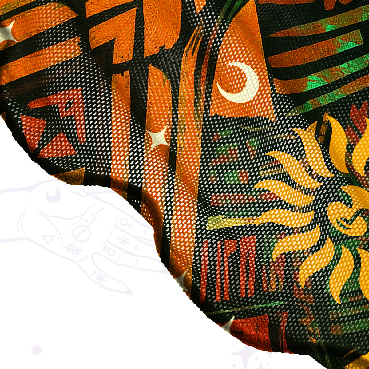 Purplehecate Boho Tribal Sun Mesh Cover Up Dress