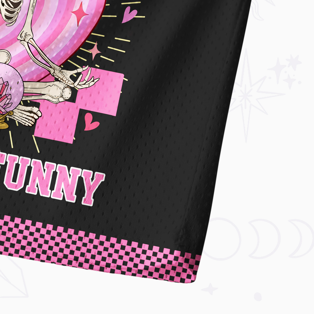 Purplehecate At Least My Trauma Made Me Funny Mesh Jersey Tank Top