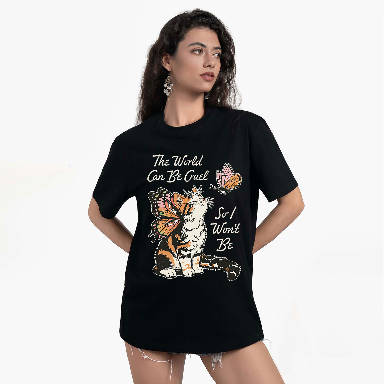 Purplehecate The World Can Be Cruel So I Won't Be T-Shirt