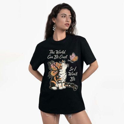 Purplehecate The World Can Be Cruel So I Won't Be T-Shirt