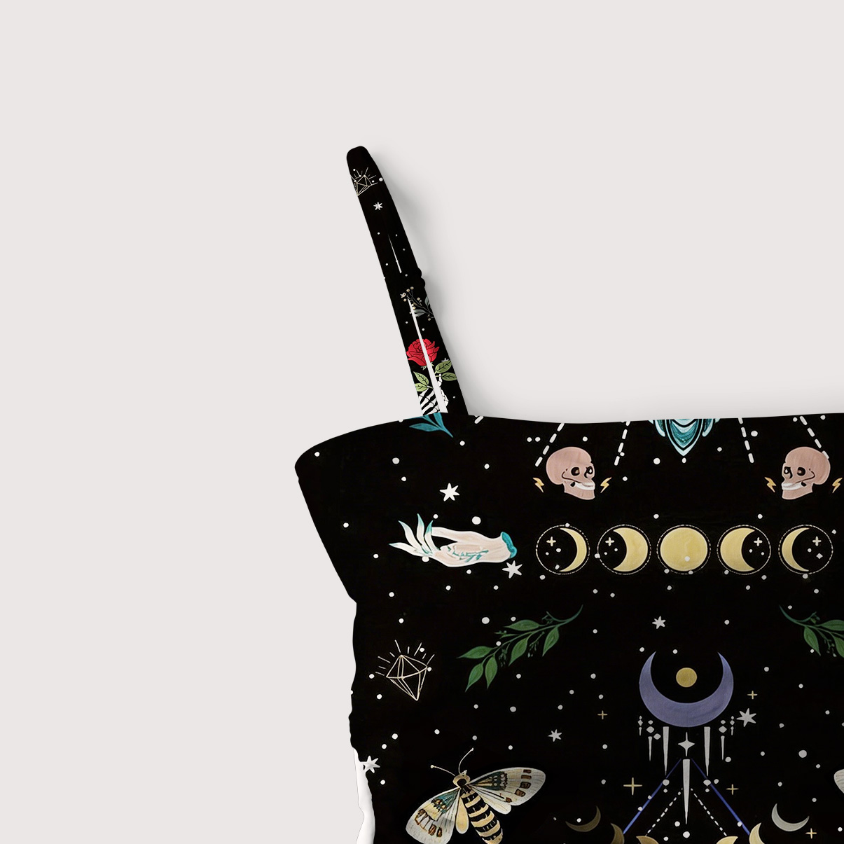 Purplehecate Moonlight Metamorphosis Slim-Strap Swimsuit