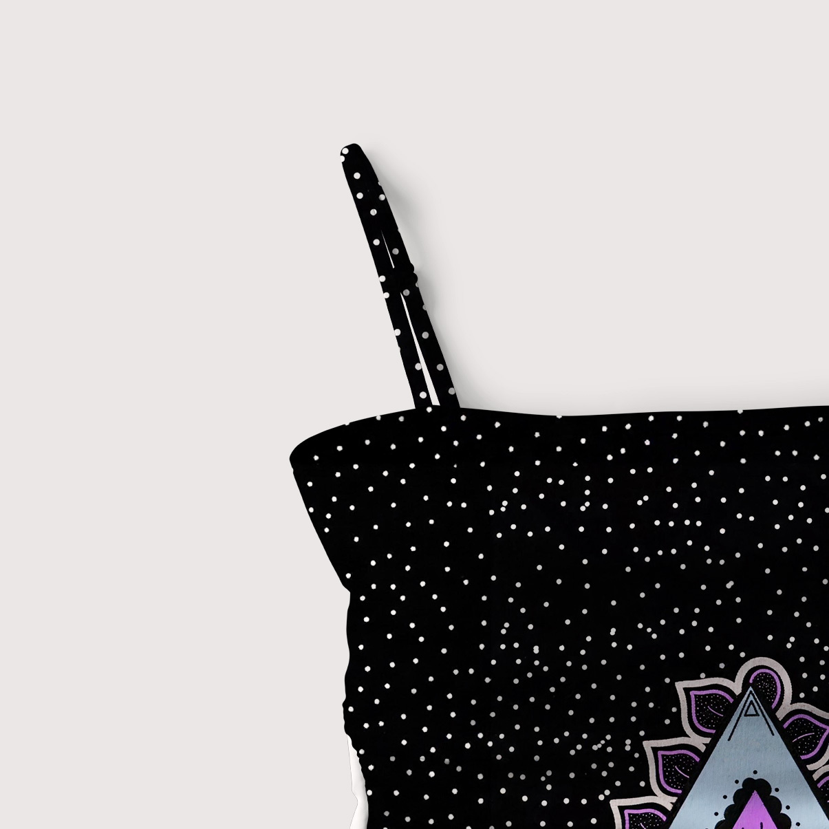 Purplehecate Prism of Rainbow Slim-Strap Swimsuit