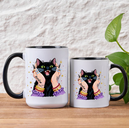 Purplehecate Feral Cat Magic Mug
