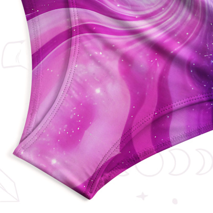Purplehecate Cosmic Heart One-Piece Swimsuit