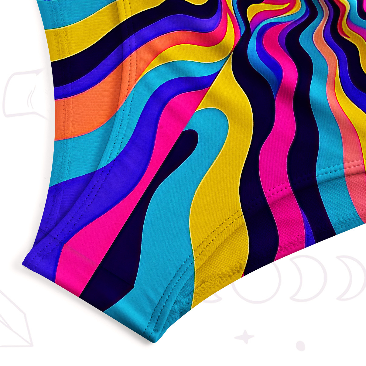 Purplehecate Psychedelic Bloom One-Piece Swimsuit