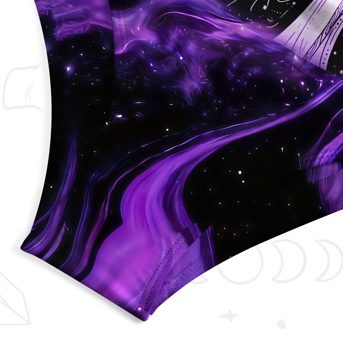 Purplehecate The Cosmic Guide One-Piece Swimsuit
