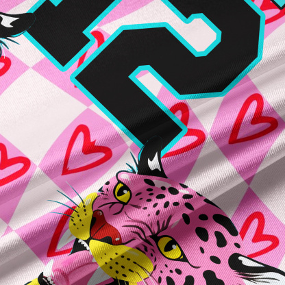 Purplehecate Feral Leopard Crop Jersey Top