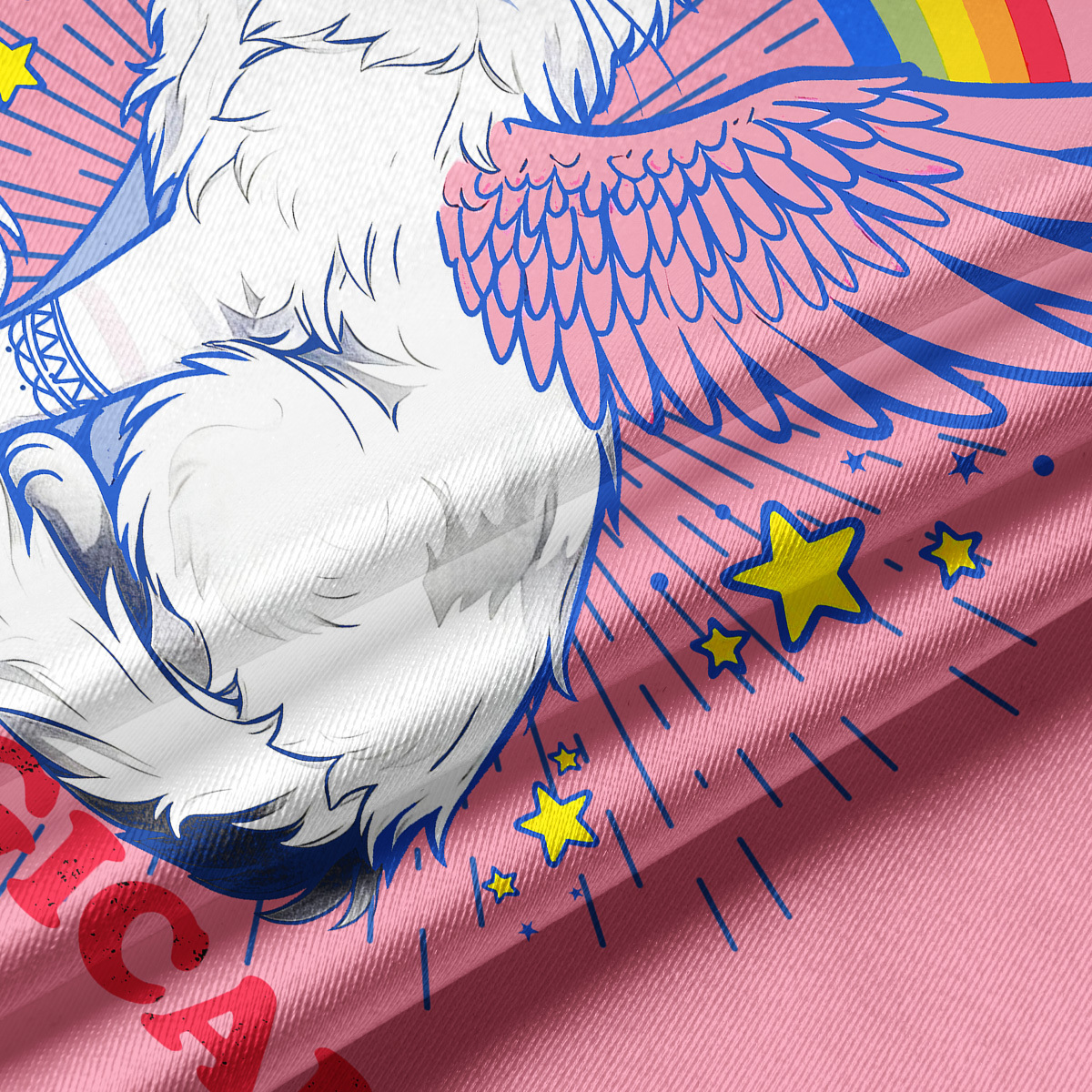 Purplehecate Fluffin Meowgical Crop Jersey Top