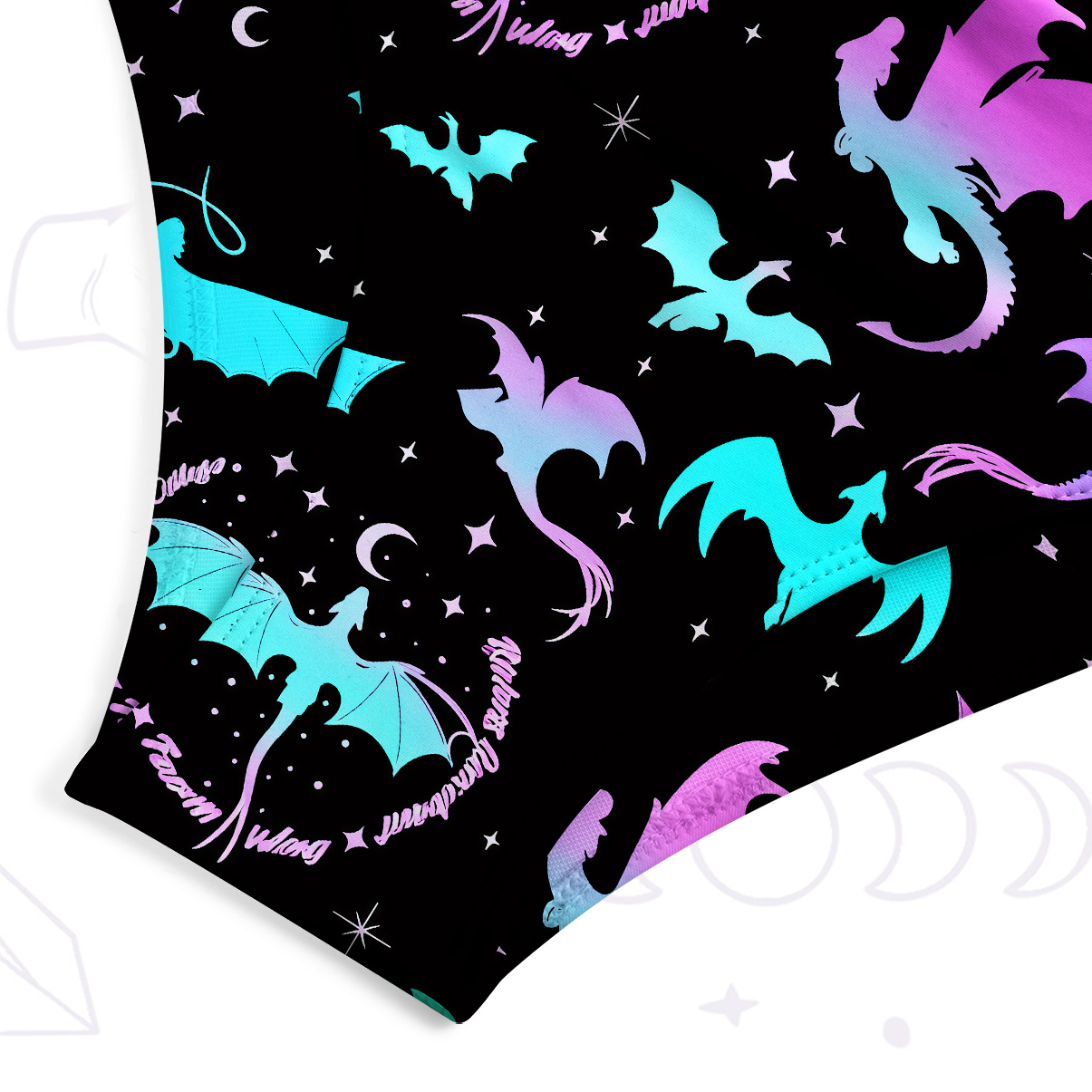 Purplehecate Neno Fantasy Dragon Allover One-Piece Swimsuit