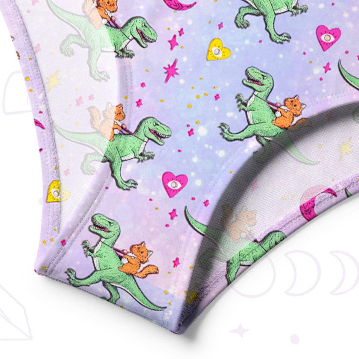 Purplehecate This is an Outrage One-Shoulder One-Piece Swimsuit