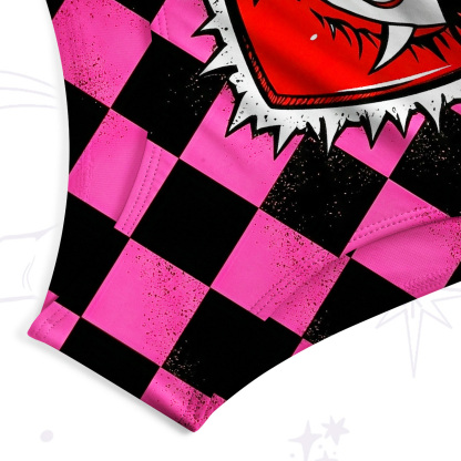 Purplehecate Heart of a Demon Tank One Piece Swimsuit