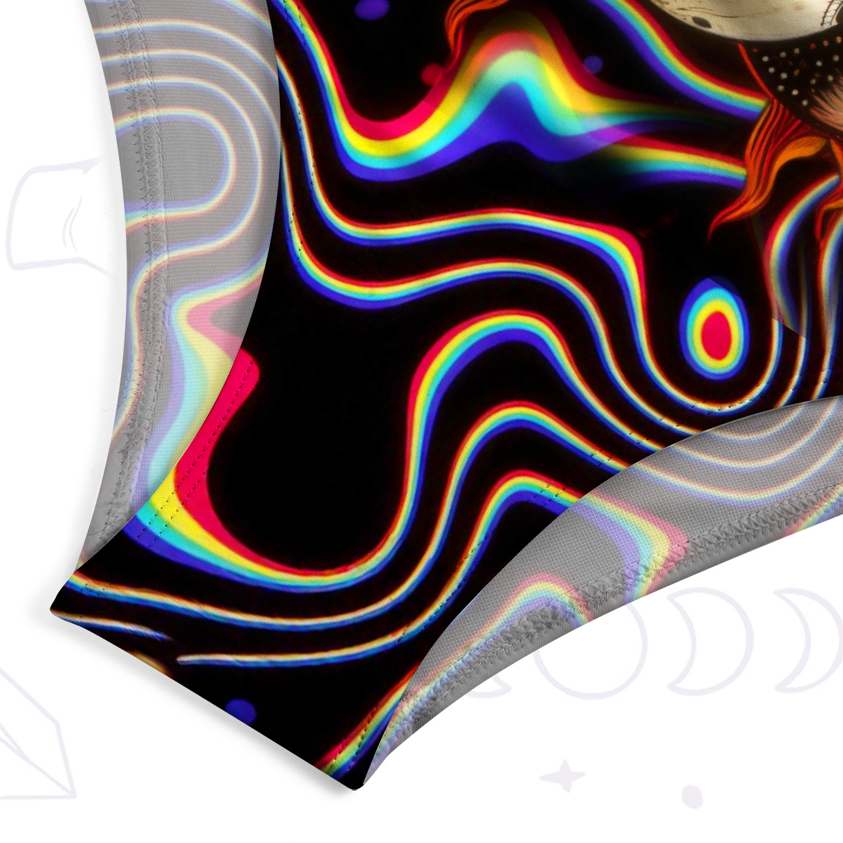 Purplehecate Mystic Sun and Moon One-Piece Swimsuit