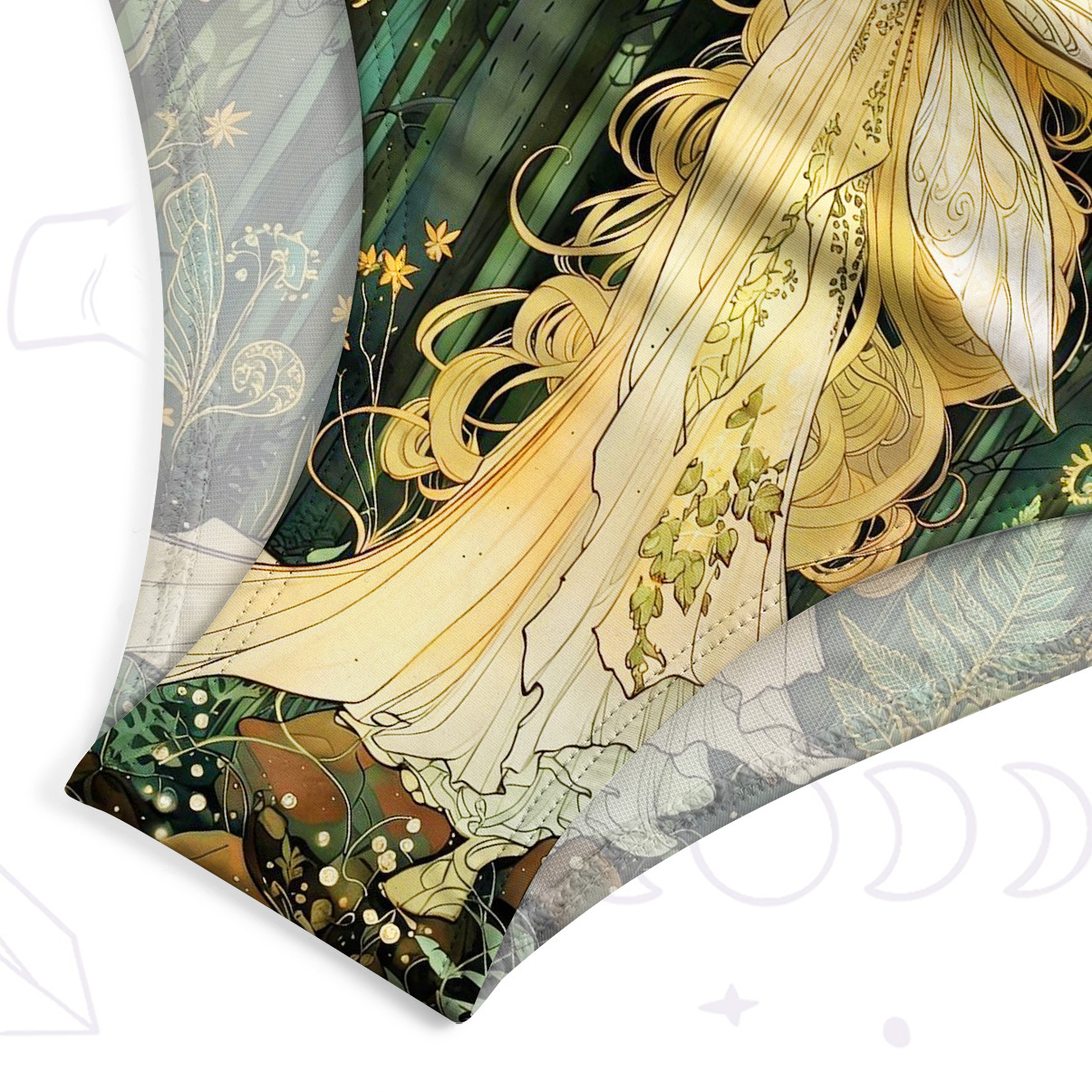 Purplehecate Enchanted Forest Fairy One-Piece Swimsuit