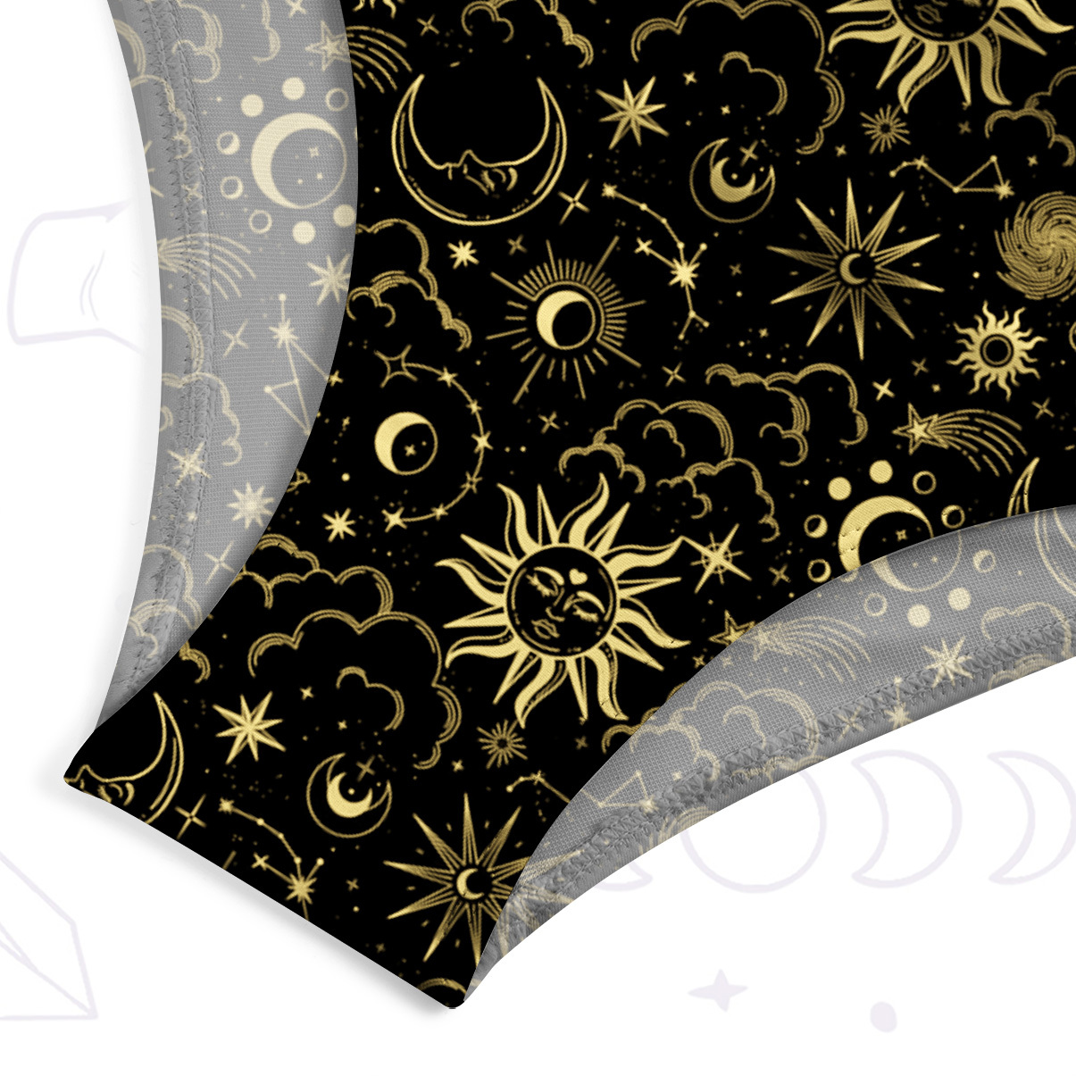 Purplehecate Mysterious Star & Moon One-Piece Swimsuit