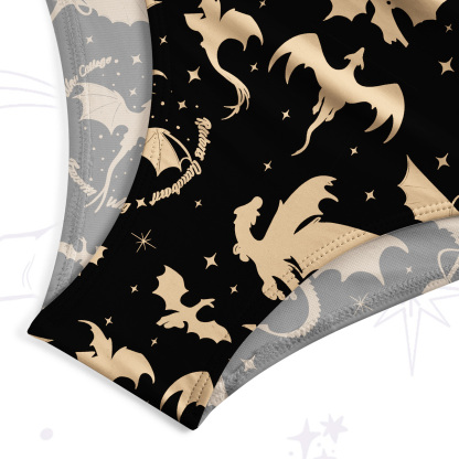 Purplehecate Fantasy Dragon Allover Tank One Piece Swimsuit