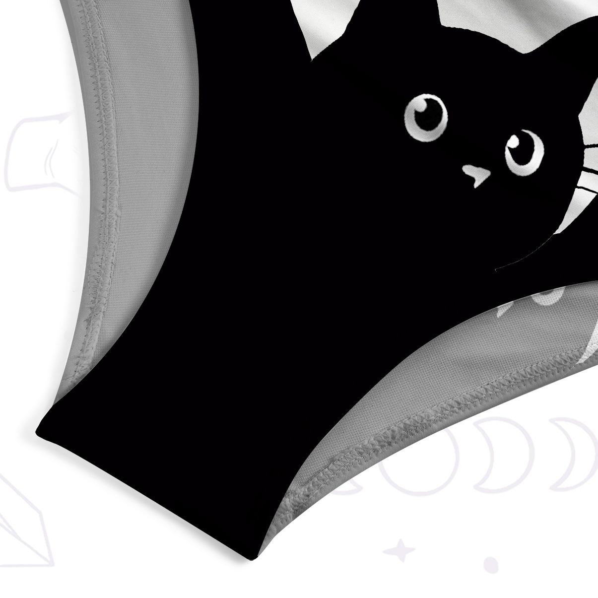 Purplehecate Curious Cats One-Piece Swimsuit