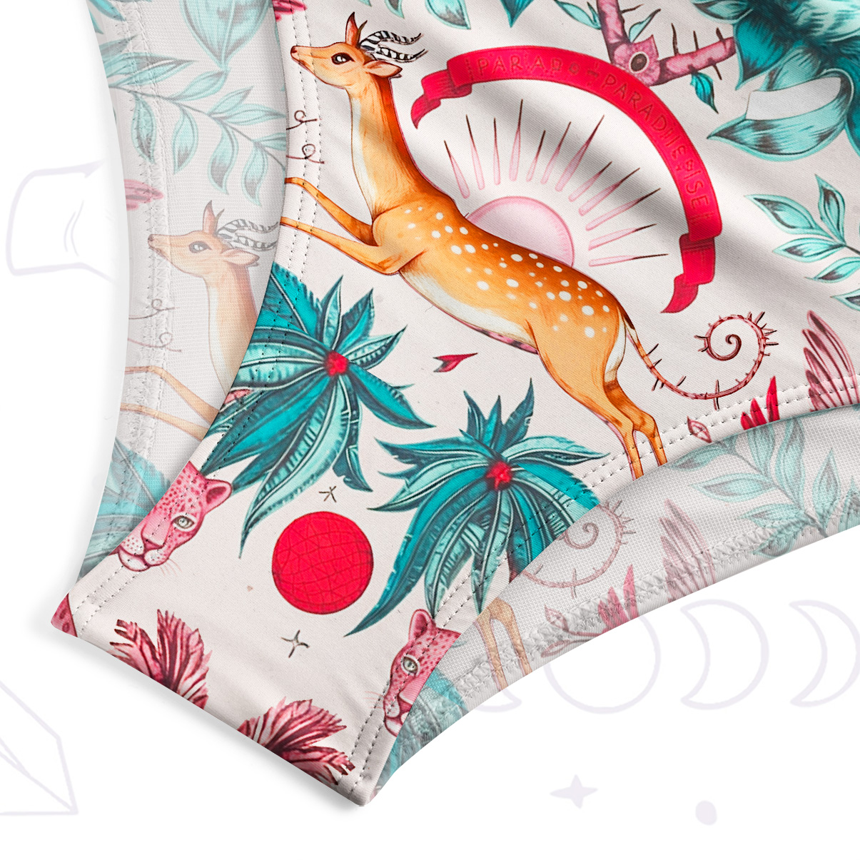 Purplehecate Enchanted Forest Pink Leopard One-Piece Swimsuit