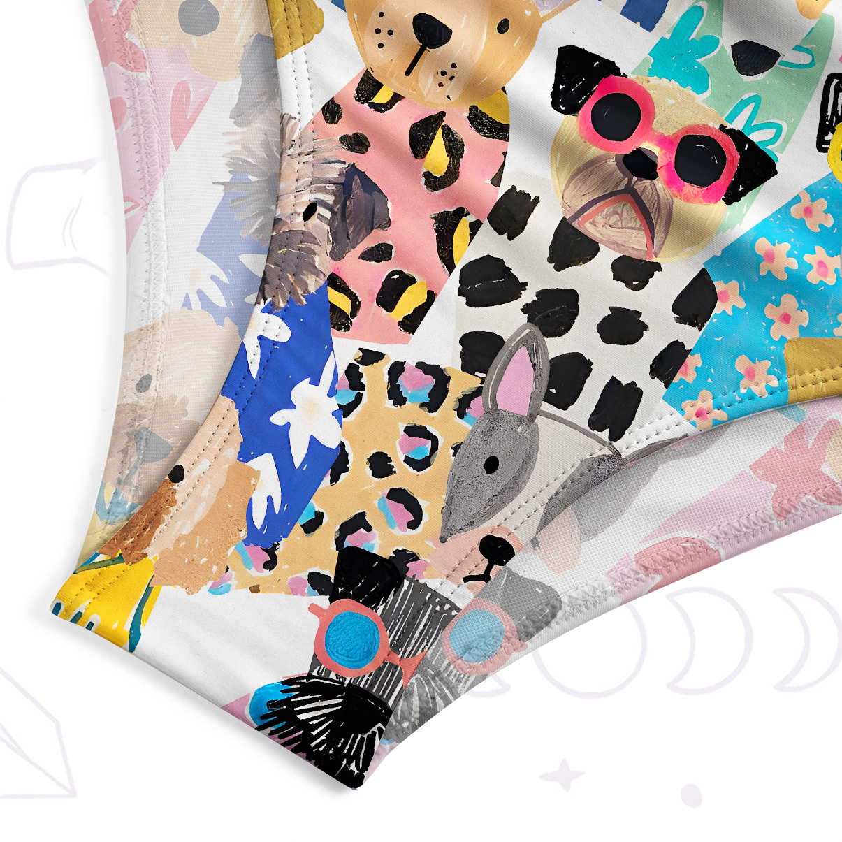 Purplehecate Puppy Parade One-Piece Swimsuit