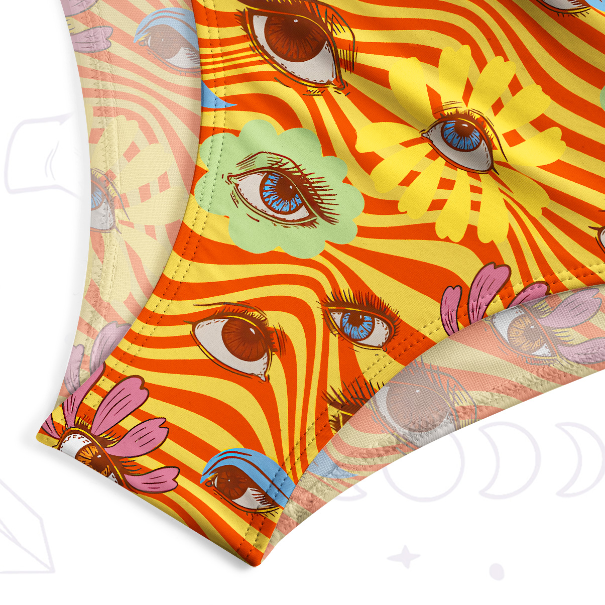 Purplehecate Flower Vision One-Piece Swimsuit