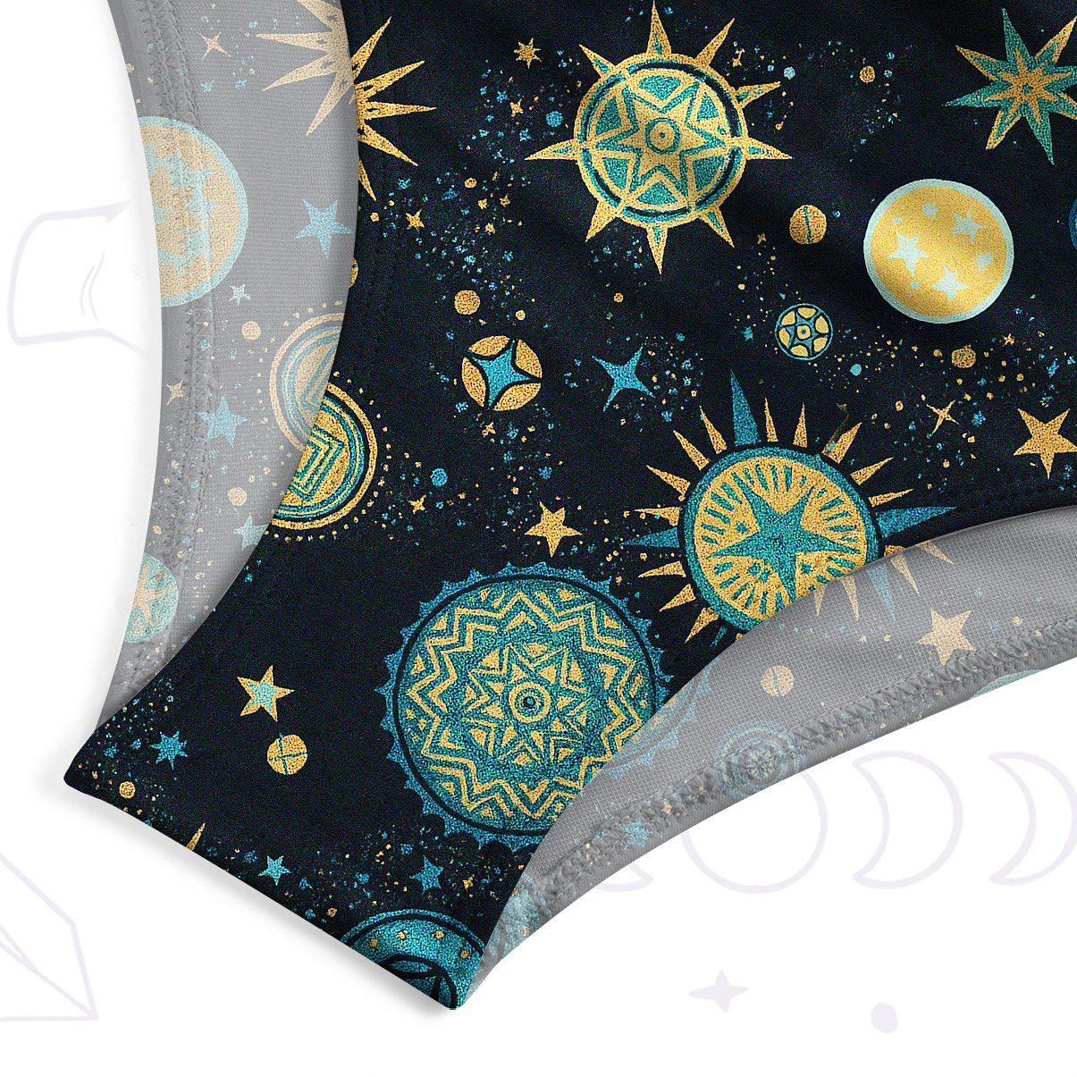 Purplehecate Starry Night One-Piece Swimsuit