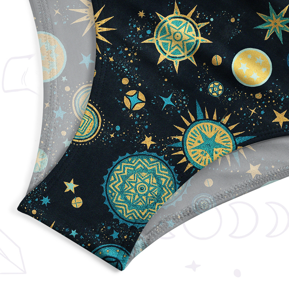 Purplehecate Starry Night One-Piece Swimsuit