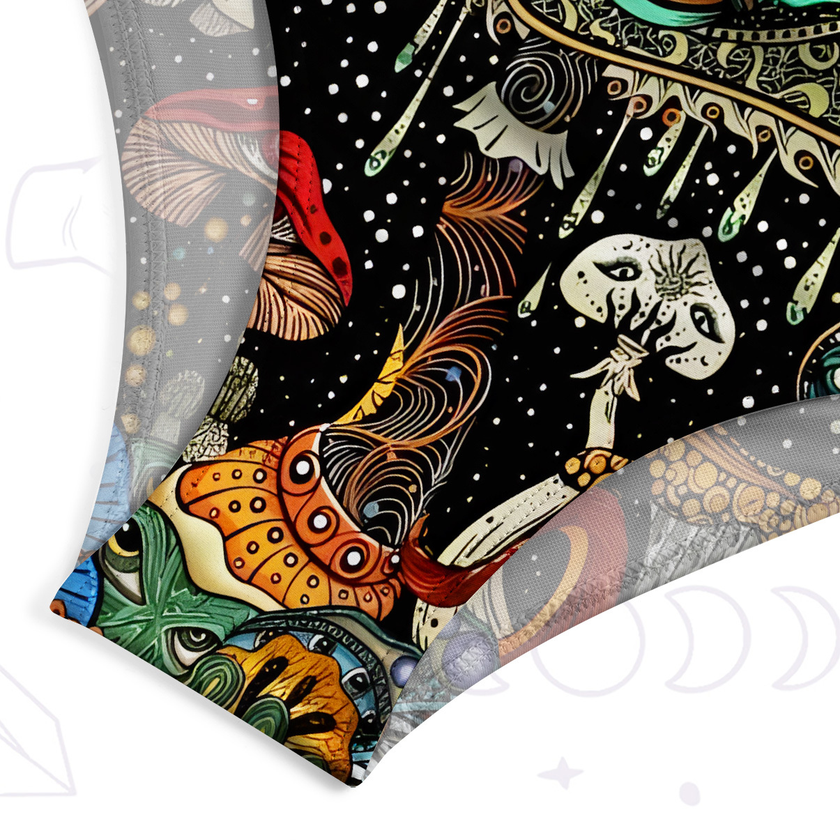 Purplehecate The Eyes of Nature One-Piece Swimsuit