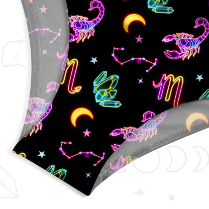 Purplehecate Scorpio Spirit Zodiac One-Piece Swimsuit