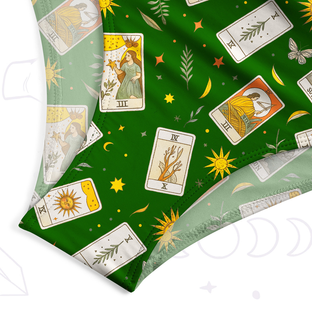 Purplehecate Tarot Garden One-Piece Swimsuit