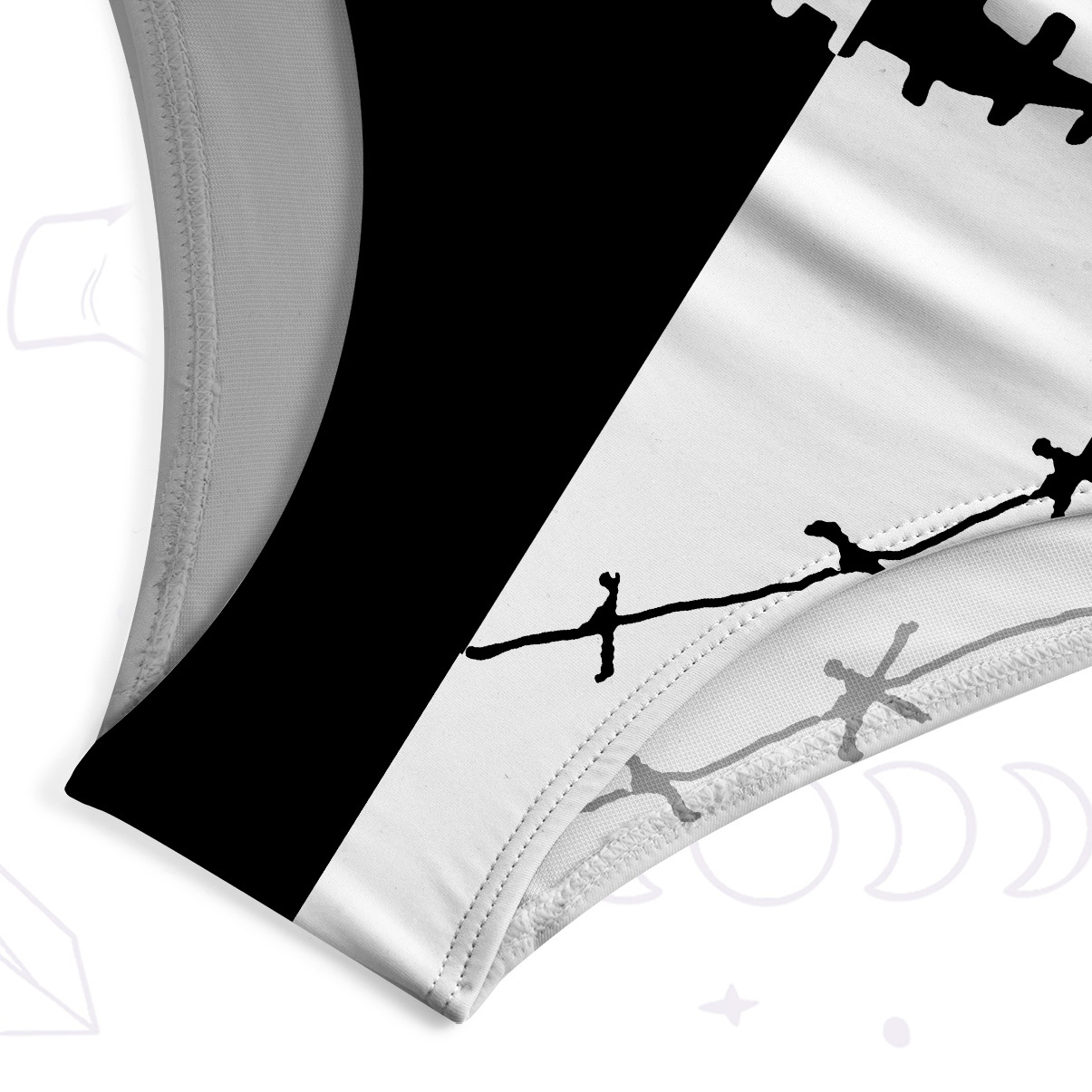 Purplehecate Grim Skeleton King One-Piece Swimsuit