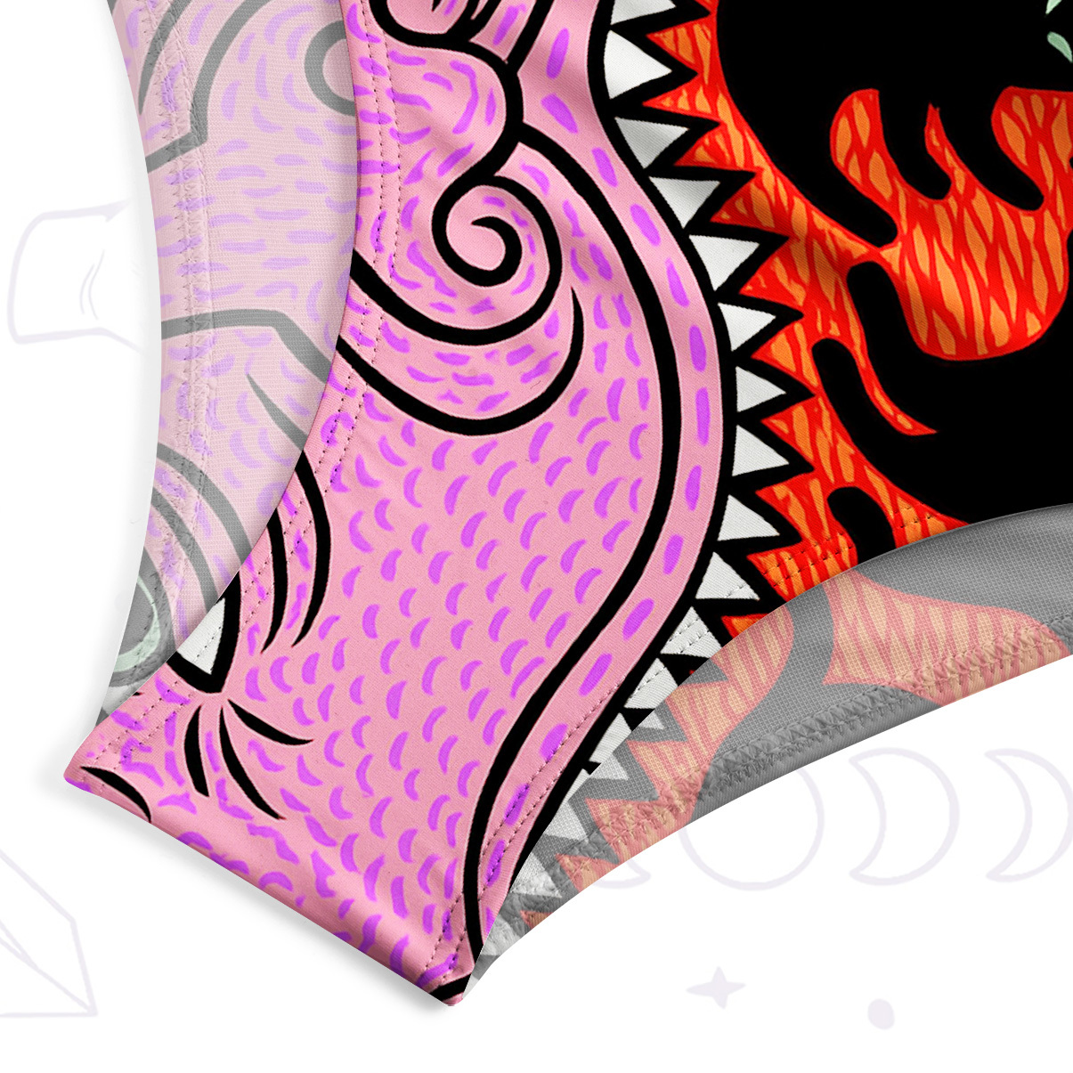 Purplehecate Cats for the Devil’s Feast One-Piece Swimsuit