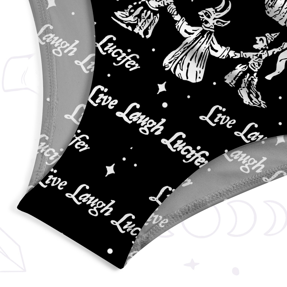 Purplehecate Live Laugh Lucifer One-Piece Swimsuit