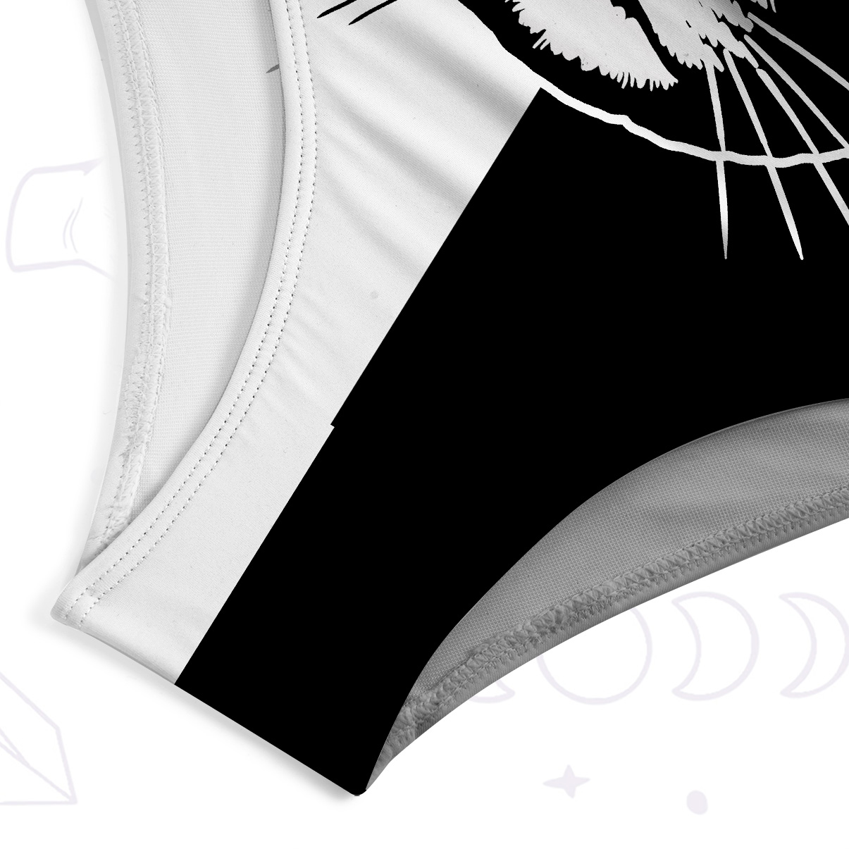 Purplehecate Hypnotic Cat One-Piece Swimsuit