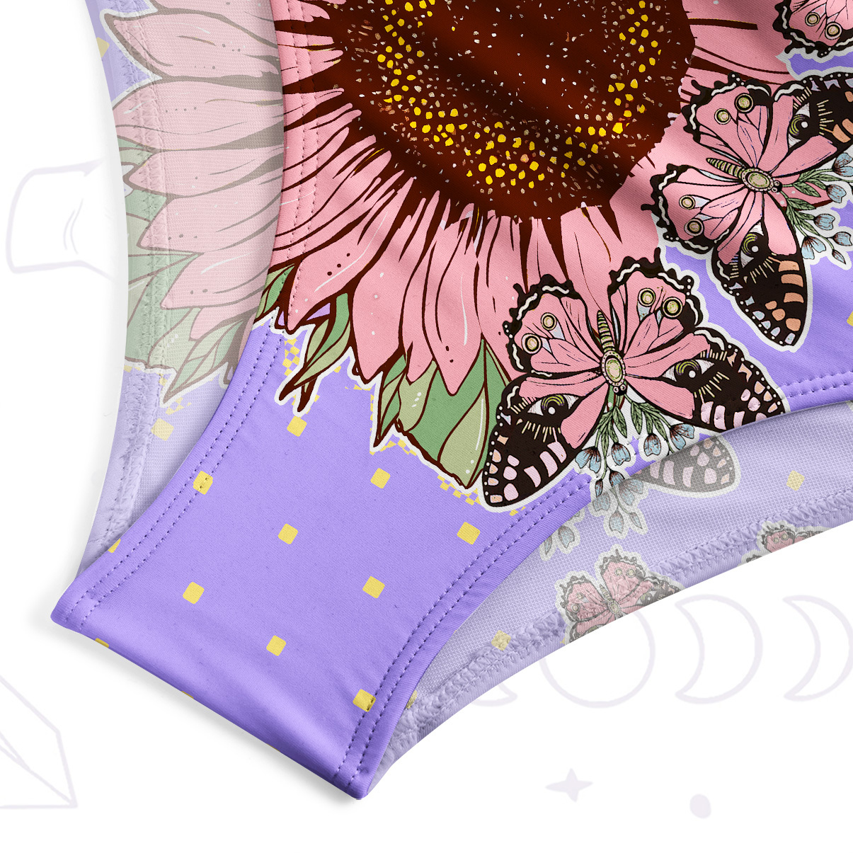 Purplehecate Enchanted Sunflower Garden One-Piece Swimsuit
