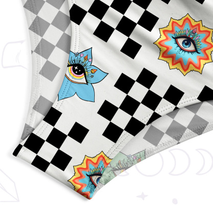 Purplehecate Witch's Garden Gaze One-Piece Swimsuit