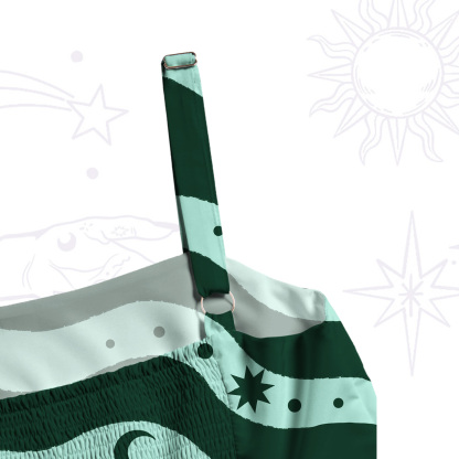 [Copy]Purplehecate Sacred Eye Energy Flow Wide Straps Maxi Dress