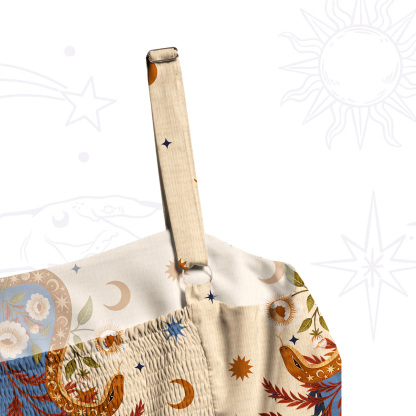 Purplehecate Celestial Ascension Wide Straps Maxi Dress