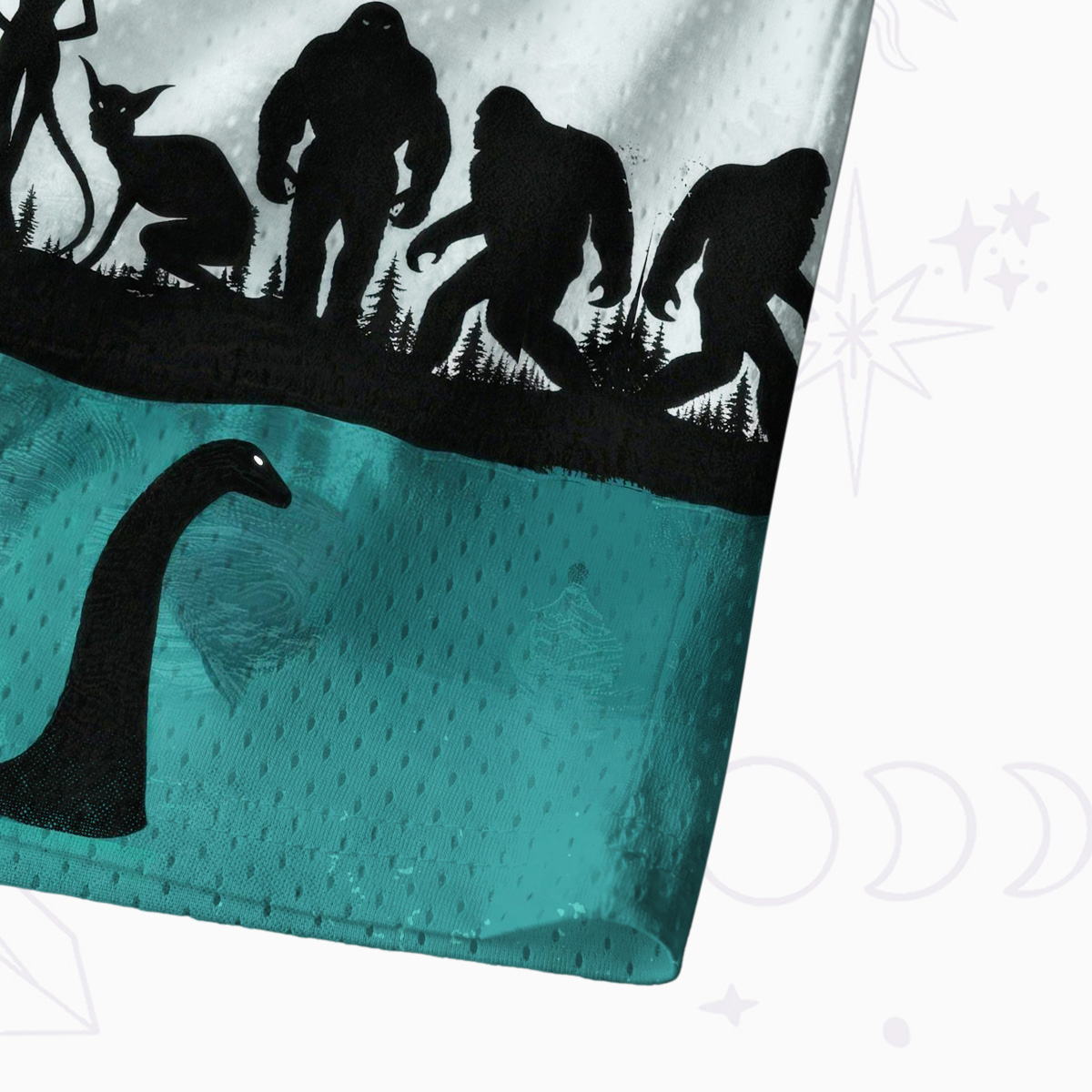 Purplehecate Alien Lake Monster Encounter Mesh Jersey Tank Top