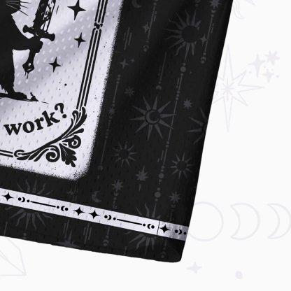 Purplehecate Okay I'm Here Where's The Work Mesh Jersey Tank Top