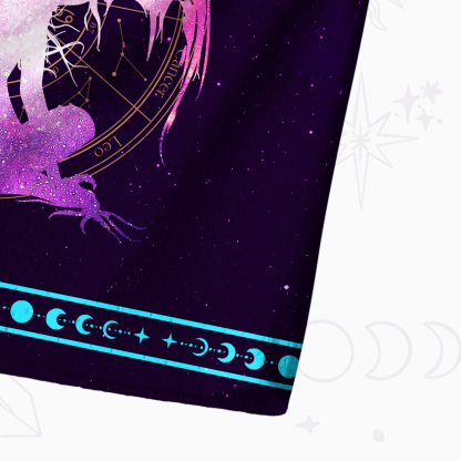 Purplehecate Pastel Goth Horned Demon Zodiac Mesh Jersey Tank Top