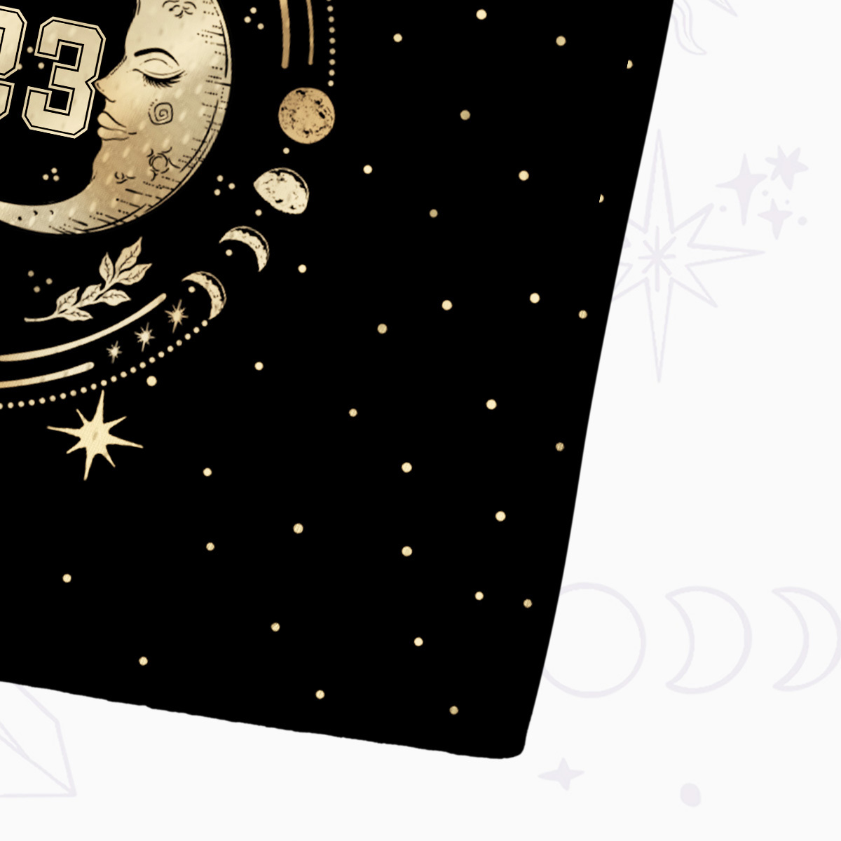 Purplehecate Celestial Sun and Moon Mesh Jersey Tank Top