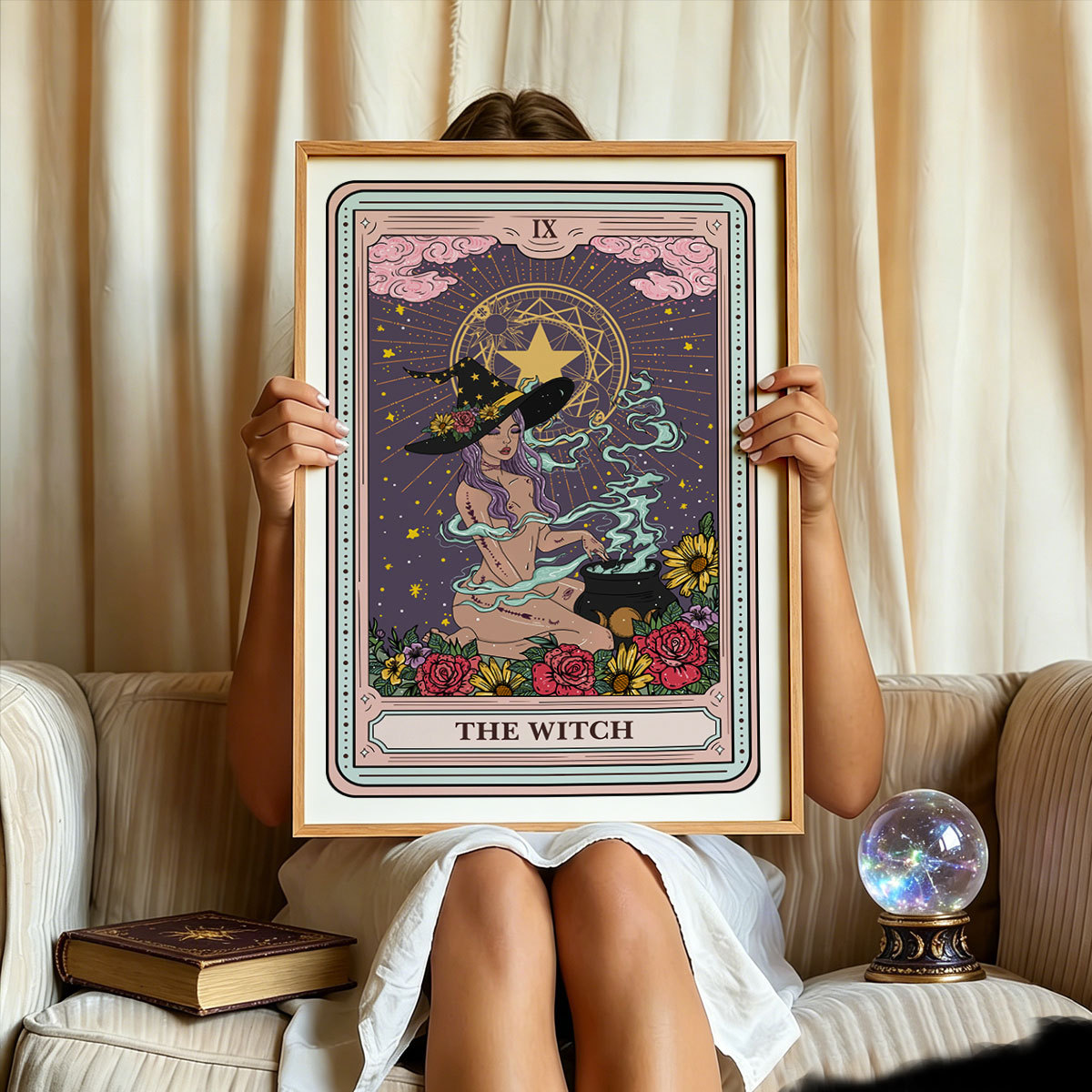 Purplehecate The Witch Tarot Unframed Poster