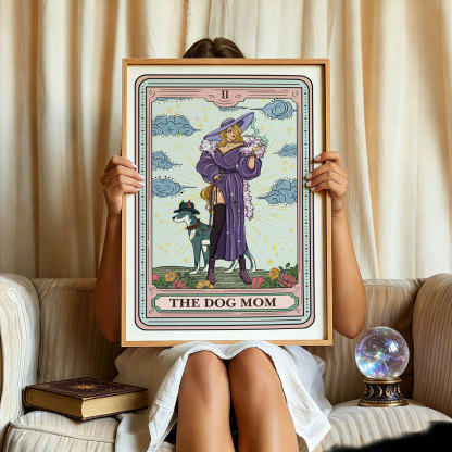 Purplehecate The Dog Mom Unframed Poster