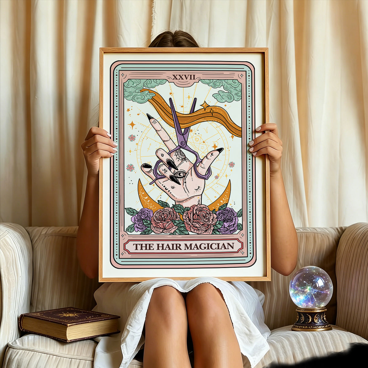 Purplehecate The Hair Magician Tarot Unframed Poster