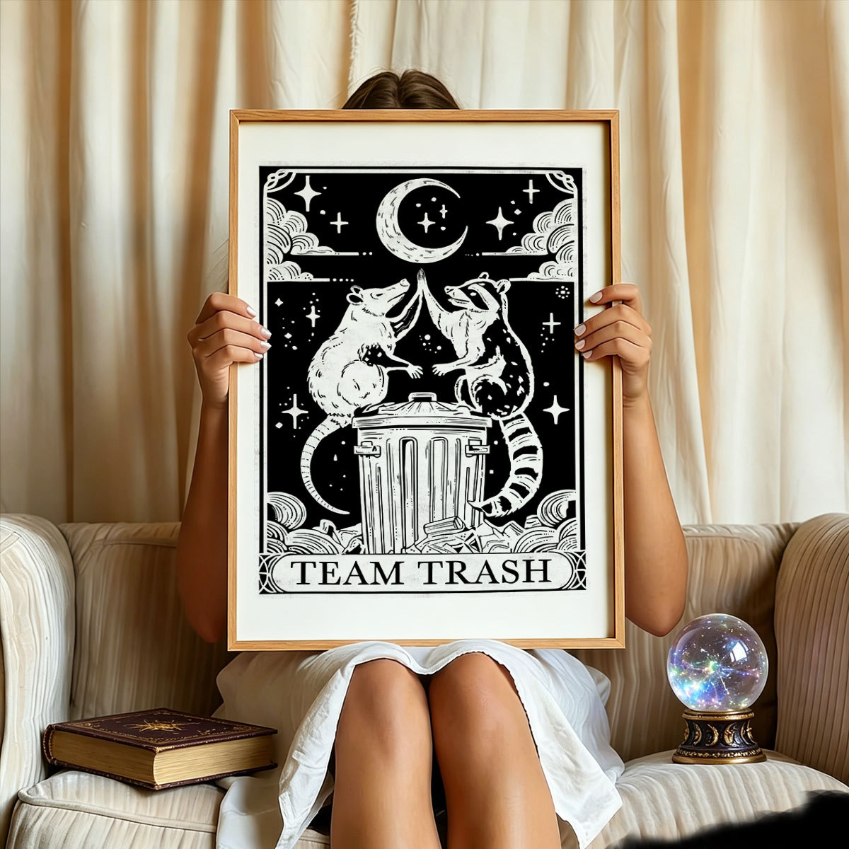 Purplehecate The Team Trash Tarot Unframed Poster