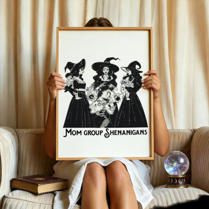 Purplehecate Mom Group Shenanigans Unframed Poster