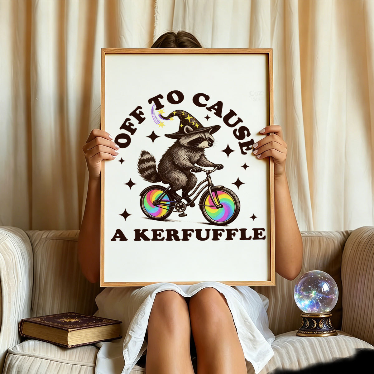 Purplehecate Off To Cause A Kerfuffle Unframed Poster